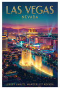Las Vegas Cinematic Movie Poster — Digital Download