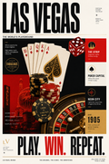 Las Vegas Editorial Magazine Poster — Digital Download