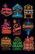 Las Vegas Neon Signs Collection Print — Digital Download