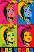 Las Vegas Pinup Andy Warhol Style Poster — Digital Download