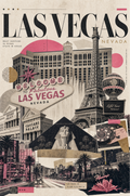 Las Vegas Casino Vintage Collage Wall Art – Digital Download