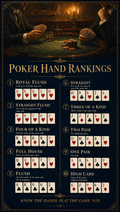 Poker Hand Rankings – Fine Art | Printable Cheat Sheet