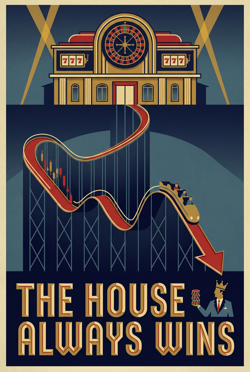 The House Always Wins Casino Poster